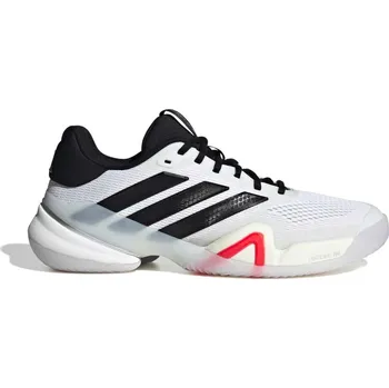 Pánská tenisová obuv Pánská tenisová obuv adidas Barricade 14 Tennis Shoes Ftwr White/Core Black/Lucid Red EUR 46 2/3