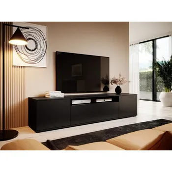 Televizní stolek Televizní stolek Logan 180 cm - Černá