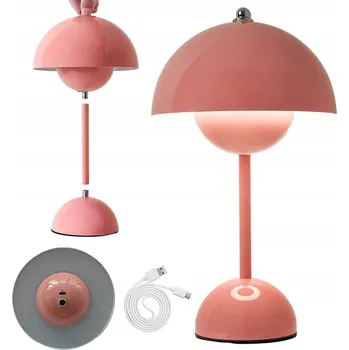 Lampička MODERNÍ BEZDRÁTOVÁ STOLNÍ LAMPA S AKUMULÁTOREM NA BATERIE 1800 MAH