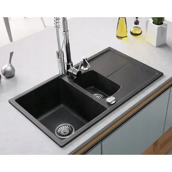 Granitový dřez Dřez jednopůlkový Lavello granit černý