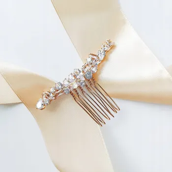 Ozdoba do vlasů Kokonet hřeben do vlasů zlatý