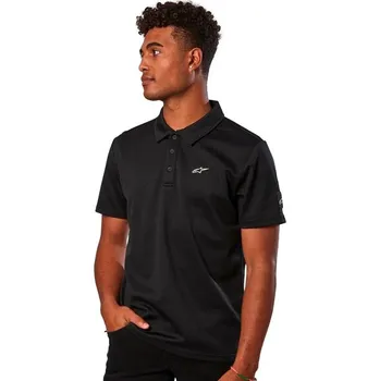 Pánská košile Alpinestars Pánské černé polo DROP OUT Alpinestars 43008 10 - S