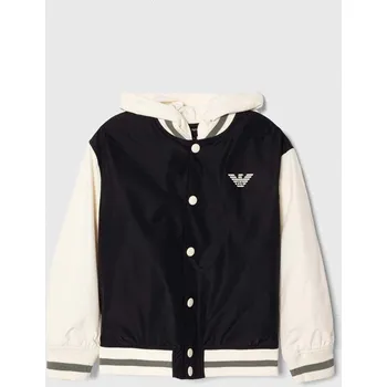 Dětská bomber bunda Emporio Armani 3D4BJ2.4NBHZ námořnická modř 59X, vel. 166