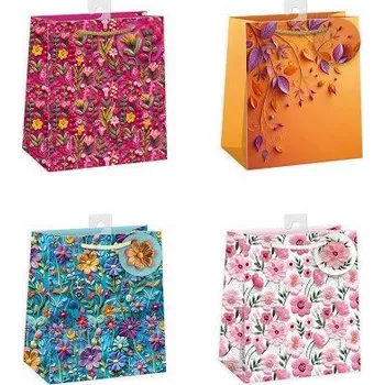 Dárková taška ARGUS Dárková papírová taška 19 x 23 cm mix 12 ks 07450020h