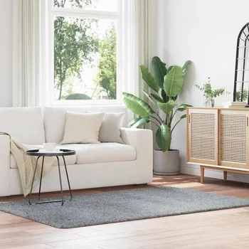 Koberec Koberec Shaggy s vysokým vlasem NAVARRA stříbrošedý 130x200 cm - 8721158558220