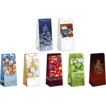Dárková taška ARGUS Dárková papírová taška (13 x 29.5 cm) mix 12 ks 08730001
