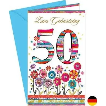 ARGUS Přání k narozeninám 50 DE 15-6311n