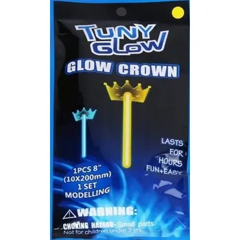 Karnevalový doplněk Svítící hůlka s korunkou ( W026586)