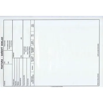 Faktura A4-daňový doklad, propis., /PT210/