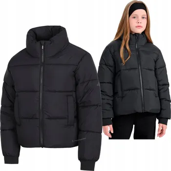 Dívčí oblečení Dívčí péřová bunda se syntetickou výplní - černá