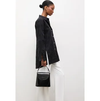 Pánská košile Bavlněná košile Answear.LAB 33637.TOK černá 99X, vel. S