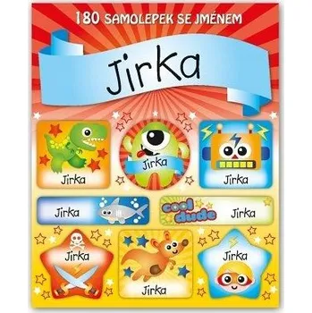 samolepka ARGUS Veselé nálepky samolepky se jménem Jirka 11140101