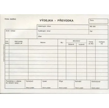 Převodka výdejka A5, 50l /ET240/