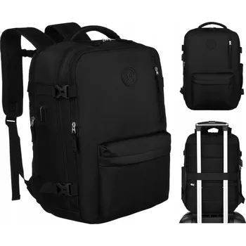 Městský batoh Batoh s USB PETERSON, příruční zavazadlo do letadla WizzAir 40x30x20