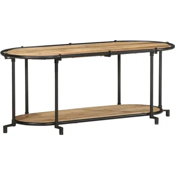 Televizní stolek TV stolek 100 x 42 x 40 cm masivní hrubé mangovníkové dřevo - 8721102921841