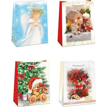 Dárková taška ARGUS Dárková papírová taška T8 (29 x 38 cm) mix 12 ks 08830006