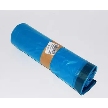 Pytle na odpadky Pytel PE 70x100 zatahovací v roli 25ks modrý