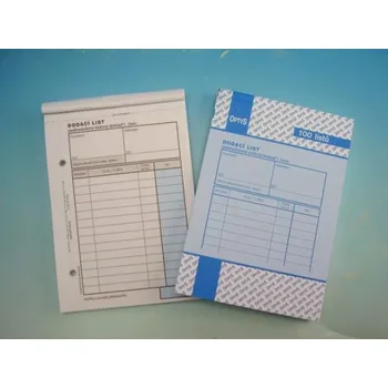 Tiskopis Dodací listy A6 100 listů /OP1045/