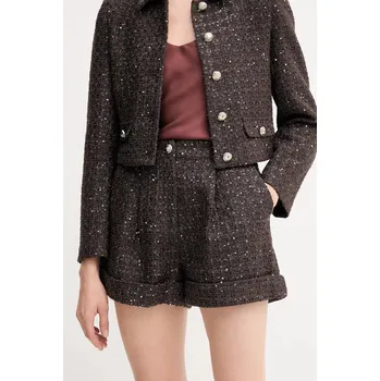 Pánská móda Vlněné šortky Gaudi 521FD25003 hnědá 89X, vel. 40