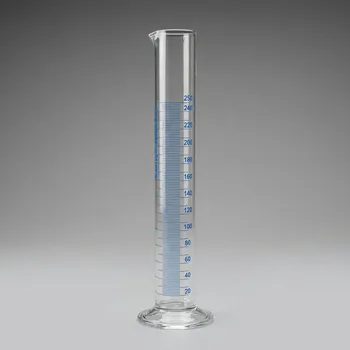 Odměrný válec Odměrný válec 250 ml skleněný se stupnicí / odměrka