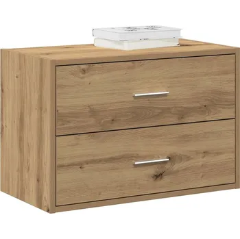 Příborník do zásuvky vida Skříňka s 2 zásuvkami dub artisan 60x31x40 cm kompozitní dřevo - 8721158577160