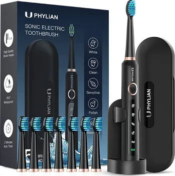 Elektrický zubní kartáček Elektrický zubní kartáček Phylian HH06008 černý