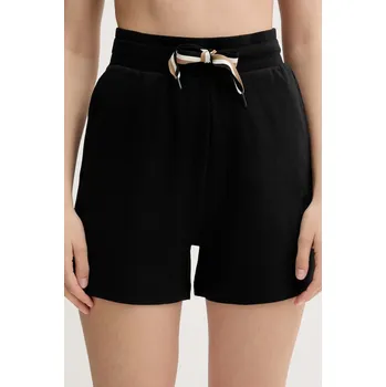 Dámské kraťasy Šortky BOSS CP Stripe Shorts 50539981 černá 99X, vel. XS