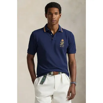 Pánské tričko Bavlněné polo tričko Polo Ralph Lauren 710B14507 námořnická modř 59X, vel. XL