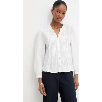 Dámská mikina Bavlněná mikina Answear.LAB FT1212.hak bílá 00X, vel. M