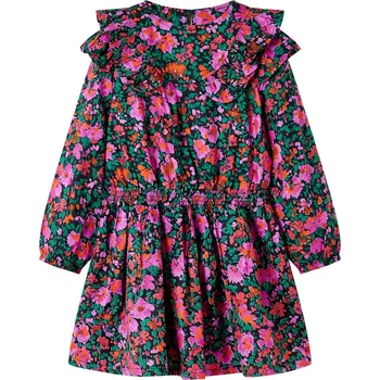 Chlapecké oblečení Dětské šaty s dlouhým rukávem jasně růžové 104 - 8721012040465