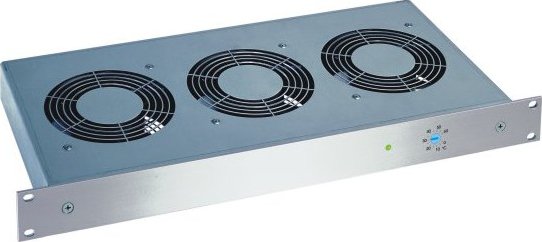 LE 3-019 , 486 m3/h, 230 V, termostat - Panelové ventilátory 19"