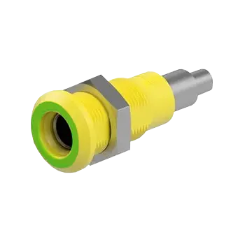 LB4H-IE/N žluto-zelená - Zdířka