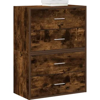 Organizace kuchyně vida Skříňky s 2 zásuvkami 2ks kouřový dub 60x31x40cm kompozitní dřevo - 8721158577092