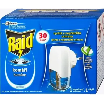Insekticid Raid Elektrický odpařovač s tekutou náplní 30 nocí