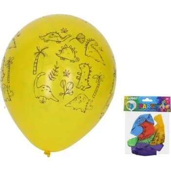 Balónek Balónek nafukovací 30 cm - Dinosauři, 5ks (W025458)