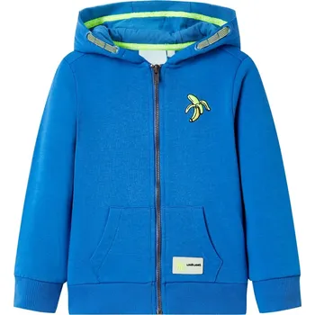 Chlapecké tričko Dětská mikina s kapucí na zip modrá 116 - 8721012012677