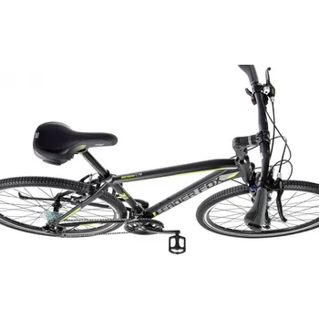 Leader Fox Daft pánský 2021 černá matná/zelená rám 19