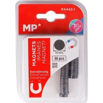 Dekorativní magnet Magnet kulatý 10x3 30ks PA442-1