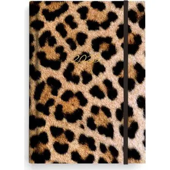 Diář BALOUŠEK TISK Diář denní - Adam - Lamino - B6 - Leopard 2026 / 16,5cm x 12cm / BDA9-10-26