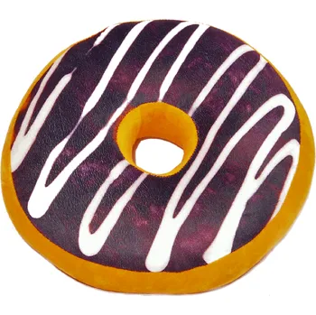 Dekorační polštářek Donut s polevou 38 cm
