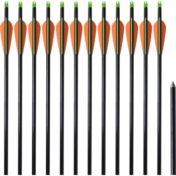 Luk Standardní šípy ke kladkovému luku 30" 0,8 cm sklolaminát 12 ks - 8718475923312