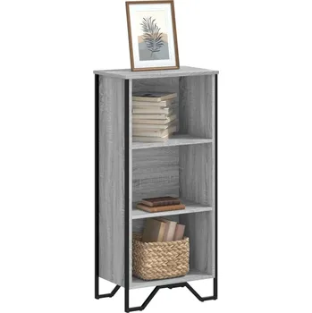 Knihovna Knihovna šedá sonoma 50 x 31 x 106 cm kompozitní dřevo - 8721102811753