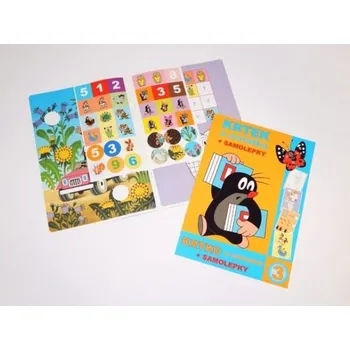 omalovánky Omalovánky A4 eduksešit Krtek a zvířátka+samolepky