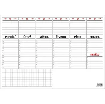 Kalendář Plánovač stolní A3 - týd. mapa - 30 listů /OS090/