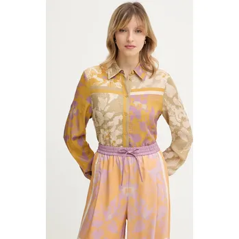 Pánská košile Košile Silvian Heach SANAS GPP26344CA béžová 80X, vel. 42