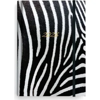 Diář BALOUŠEK TISK Diář denní - Adam - Lamino - B6 - Zebra 2026 / 16,5cm x 12cm / BDA9-12-26