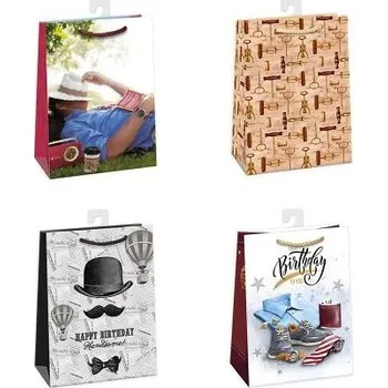 Dárková taška ARGUS Dárková papírová taška 23 x 32 cm mix 12 ks 07550004h