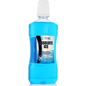 Ústní voda Zidac Laboratories Absolute Ice Coolmint Mouthwash 500 ml