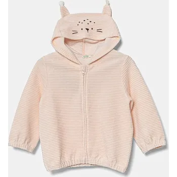 Dětská móda Kojenecká mikina United Colors of Benetton 3MCDA501C.G.W.Seasonal růžová 03X, vel. 56