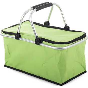 Piknikový koš Termo piknikový koš 23 x 43 x 20 cm Zelená